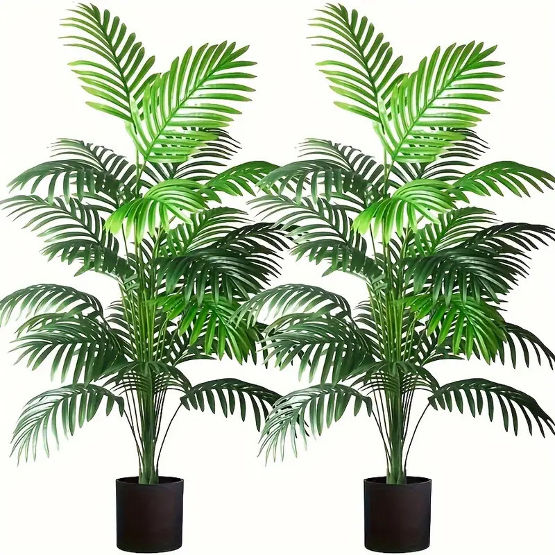Fiddle Leaf Fig - 24 folhas areca palma plantas artificiais