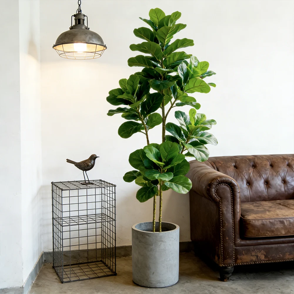 Árvore Artificial de Ficus Lir - Fiddle Leaf Fig avaliação e preço